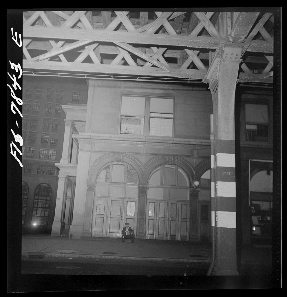 The Bowery Under The Third Avenue Elevated: Capturing The Soot And ...