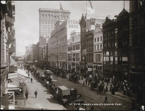 [West 23rd Street from 6th Avenue East.]