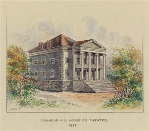 Richmond Hill House or Theater.
