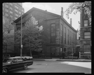 144 East 20th Street. Exterior of Friends Meeting House.