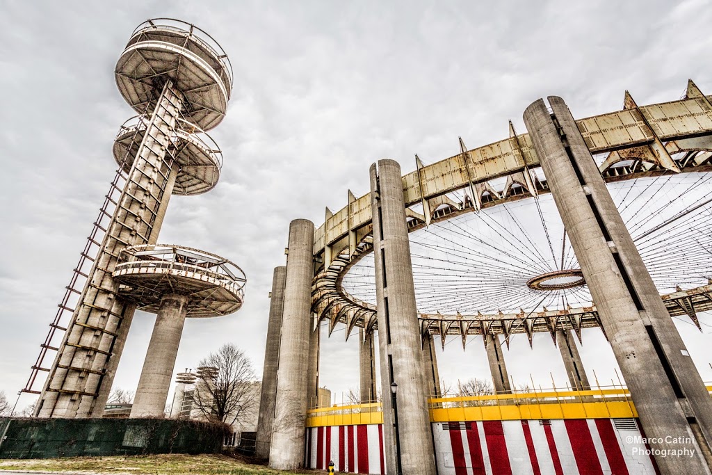 Ruins of the World's Fair: The New York State Pavilion, or how Philip  Johnson's futuristic architecture was almost forgotten - The Bowery Boys: New  York City History